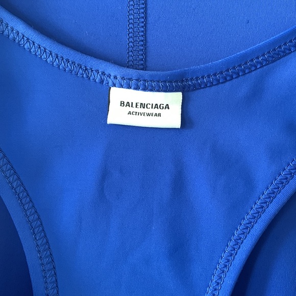 Balenciaga Activewear Electric Blue Leggings Set S/M - Picture 8 of 15